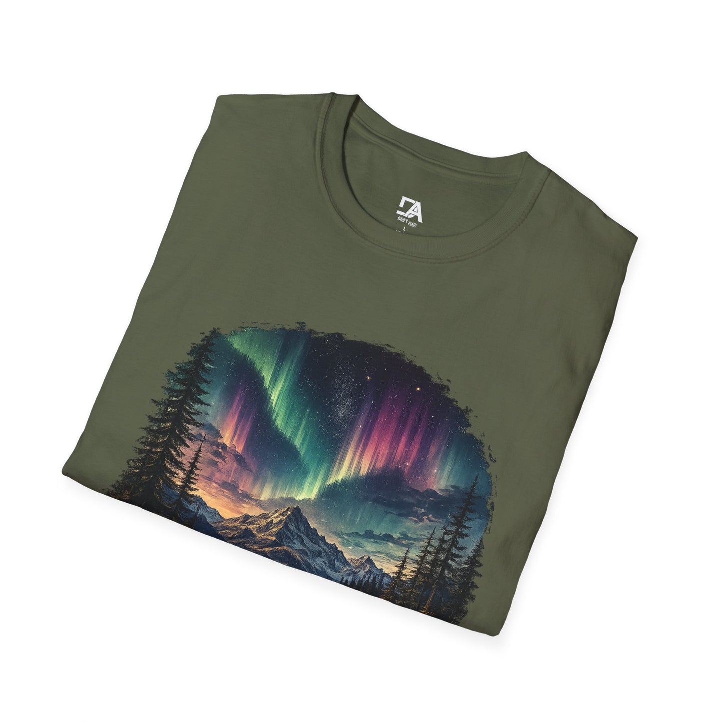 Aurora Northern Lights Mountain Tee