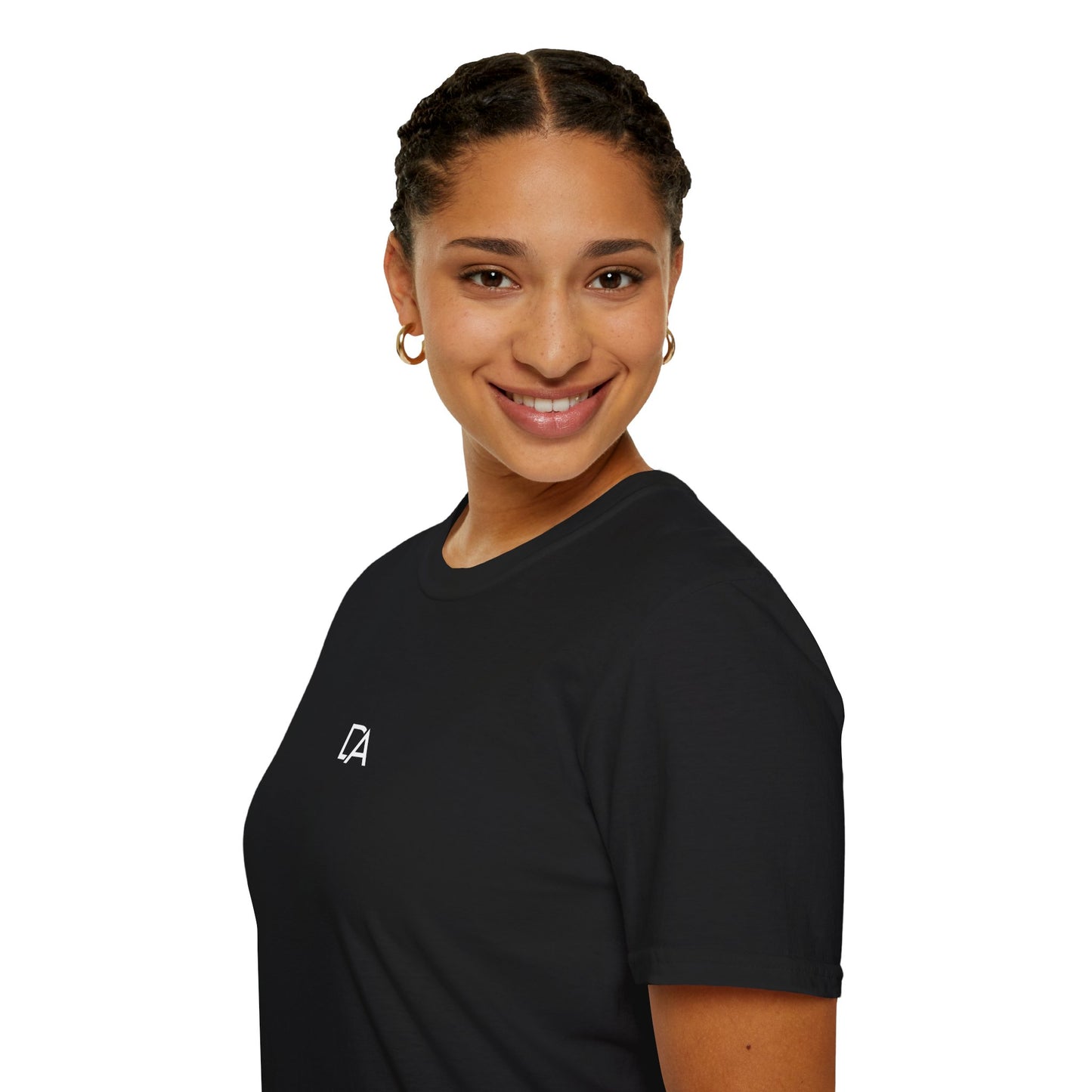 Minimalist 'CA' Logo T-Shirt — Small Chest Monogram Tee