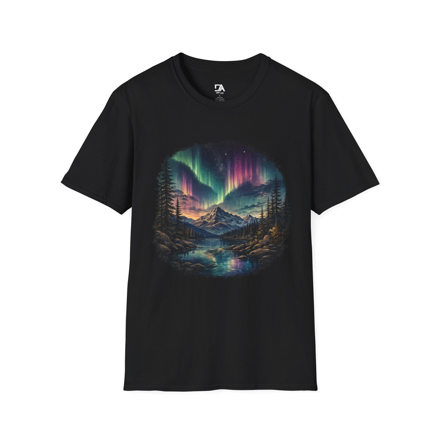 Aurora Northern Lights Mountain Tee