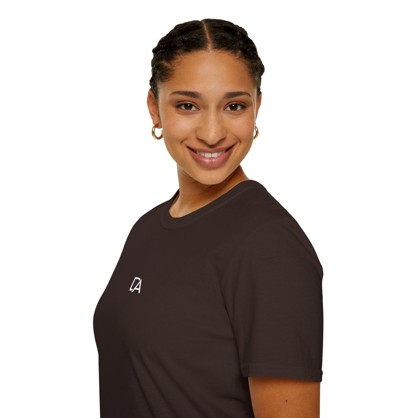 Minimalist 'CA' Logo T-Shirt — Small Chest Monogram Tee