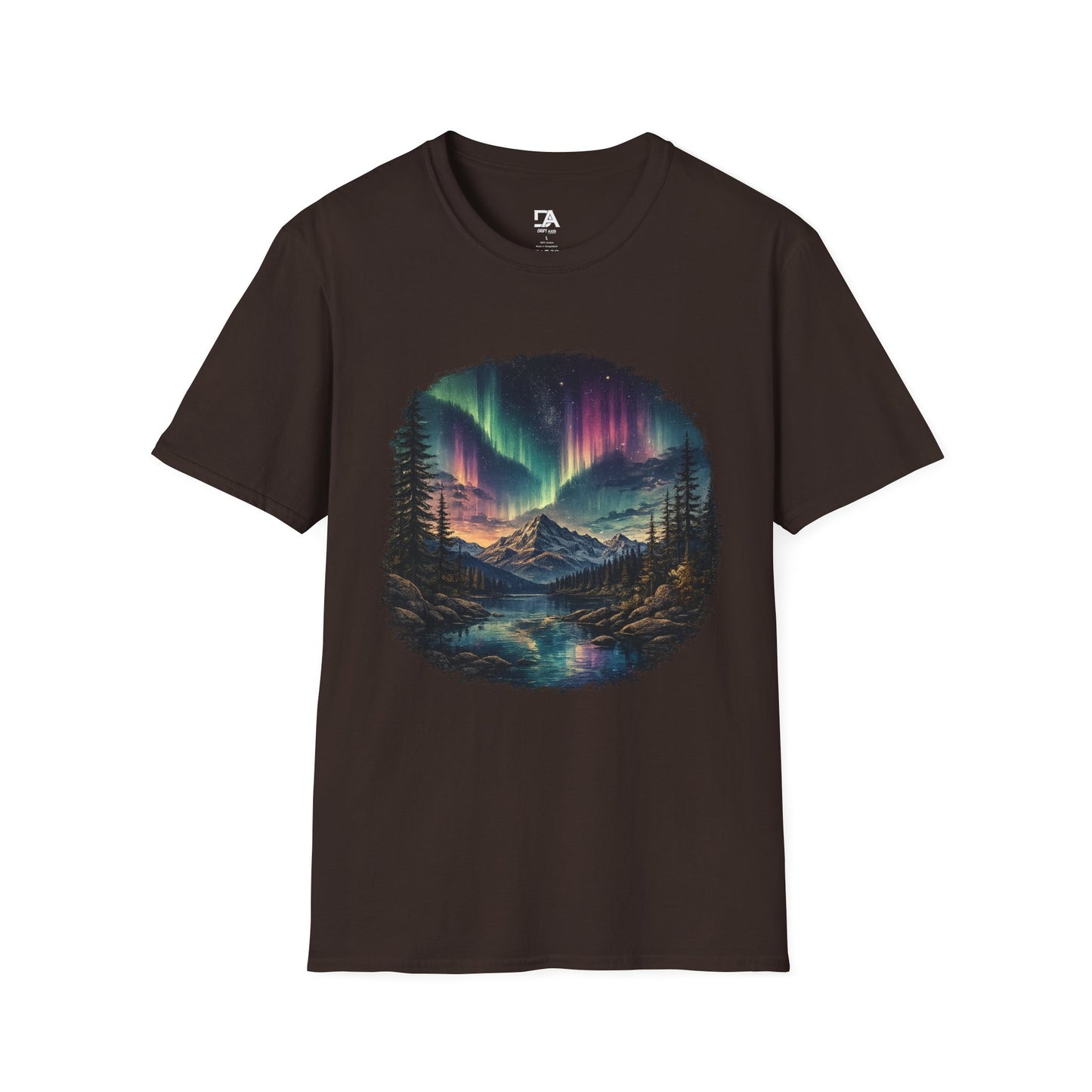 Aurora Northern Lights Mountain Tee