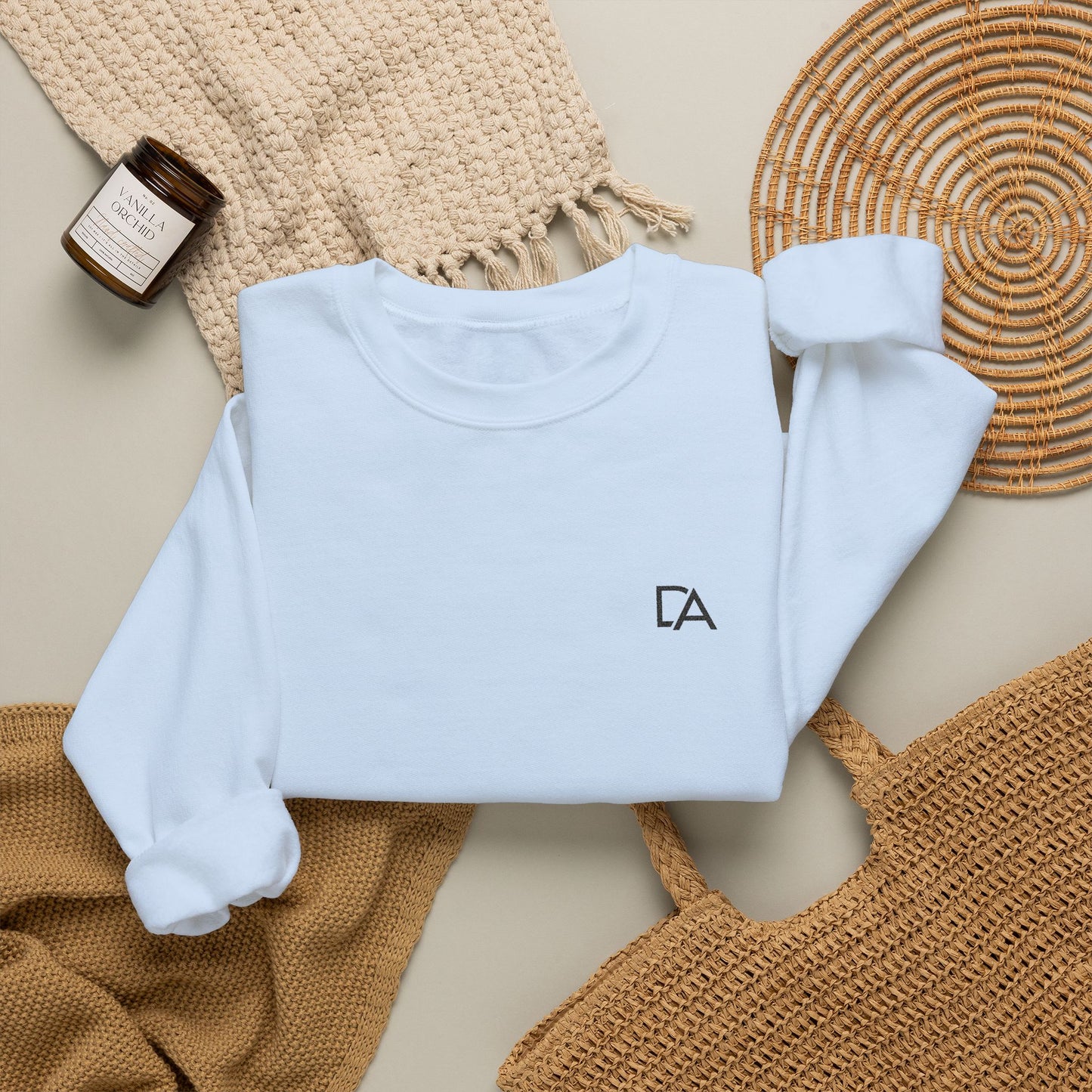 Signature DA logo Crewneck Sweatshirt