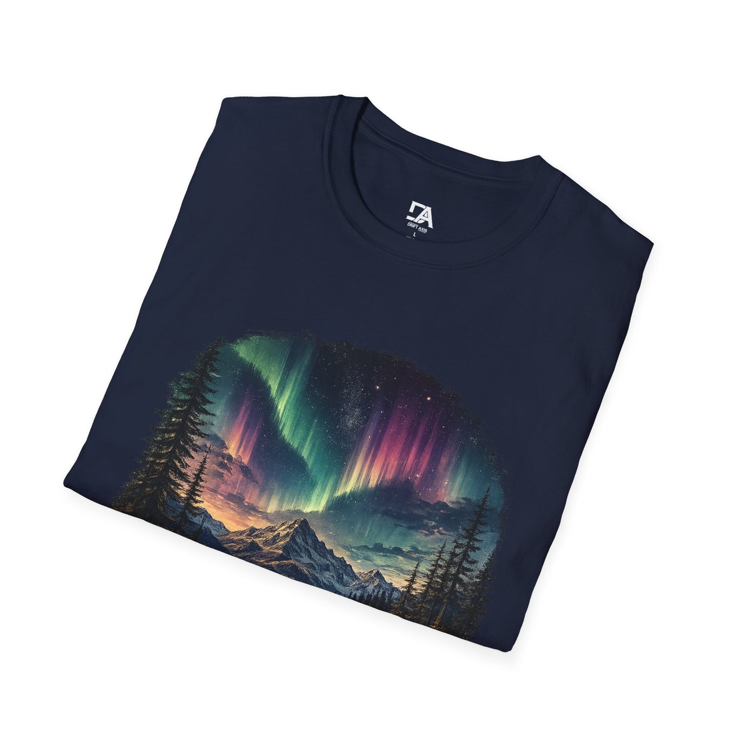 Aurora Northern Lights Mountain Tee
