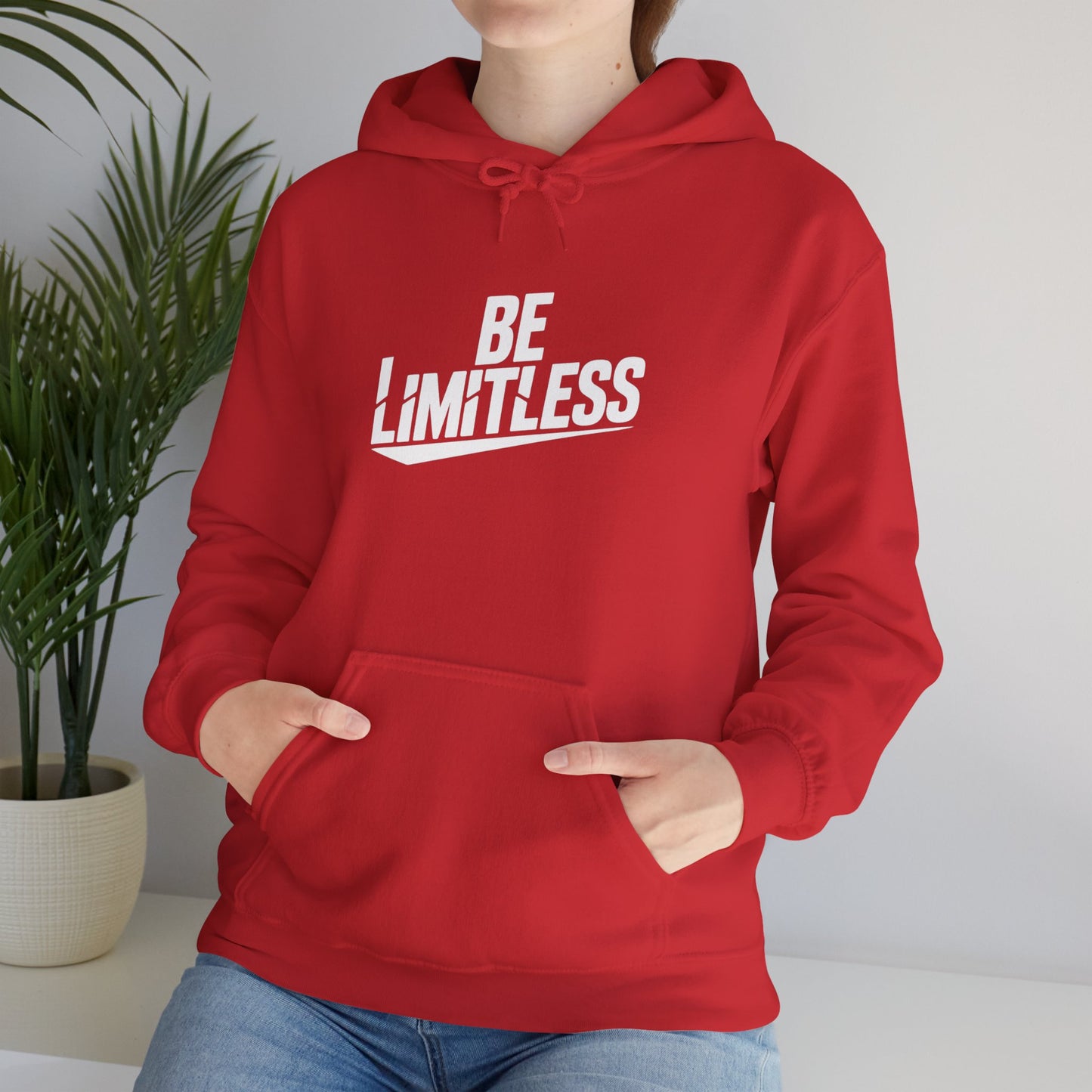 BE LIMITLESS Women's Hoodie | Motivational Gym & Streetwear Pullover Sweatshirt