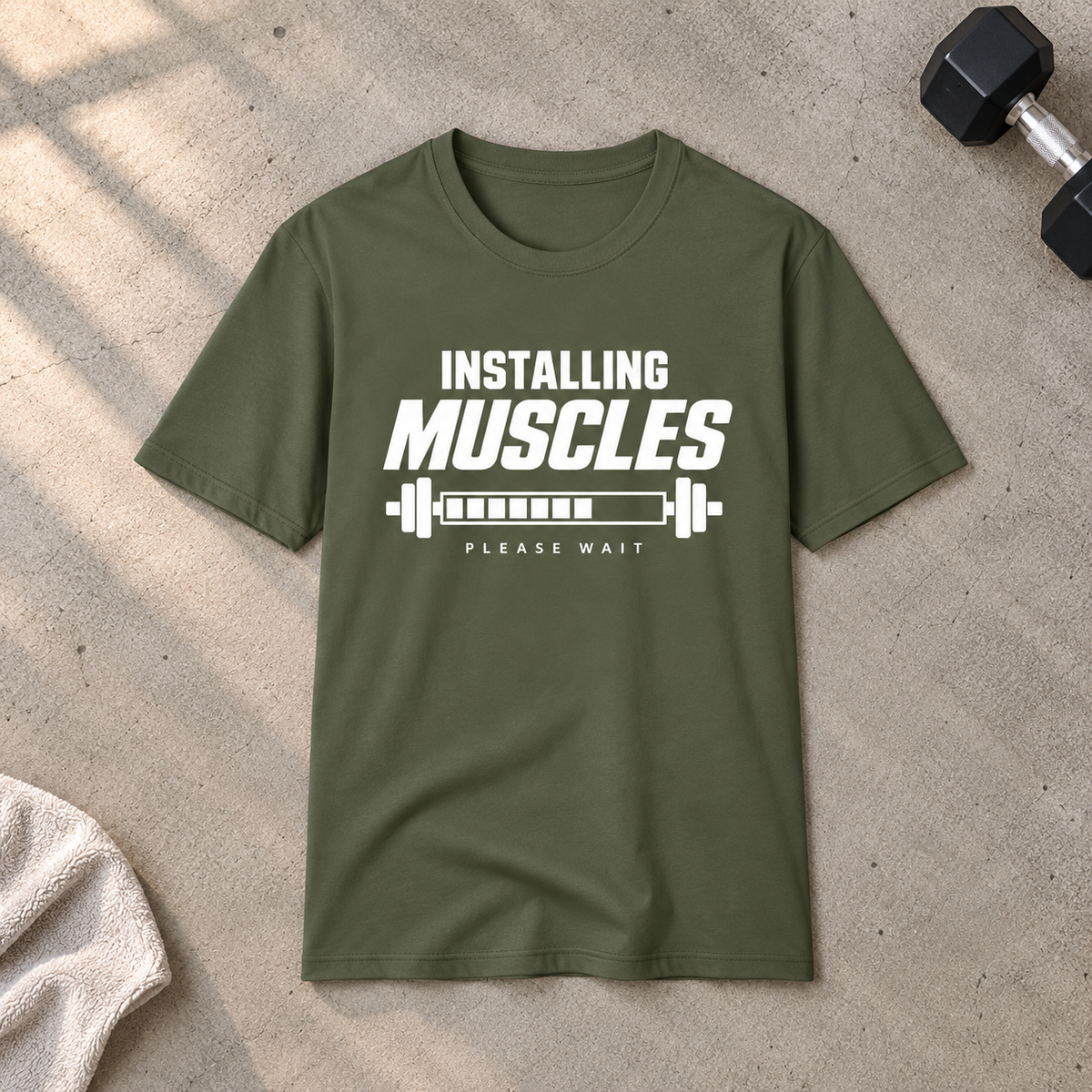 Installing Muscles T-Shirt