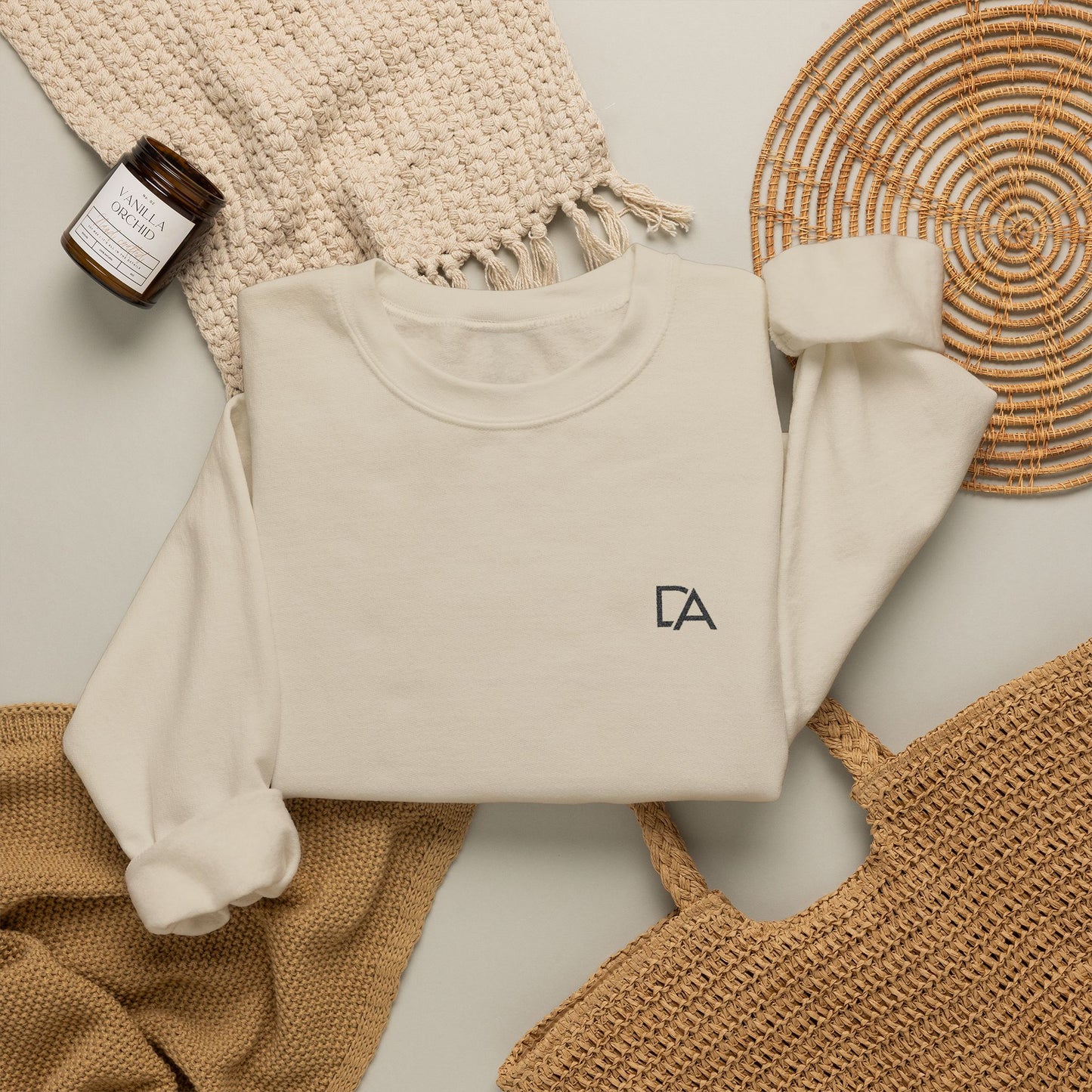 Signature DA logo Crewneck Sweatshirt