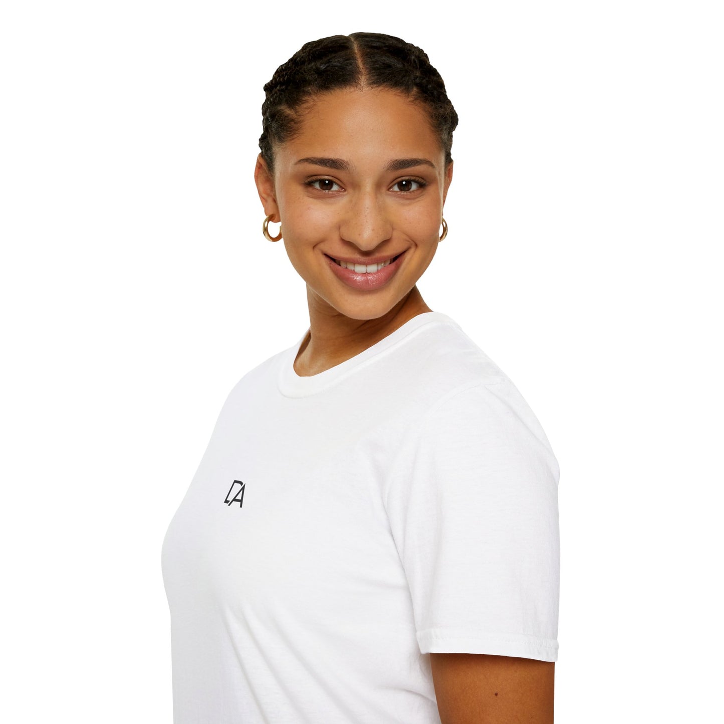 Minimalist 'CA' Logo T-Shirt — Small Chest Monogram Tee