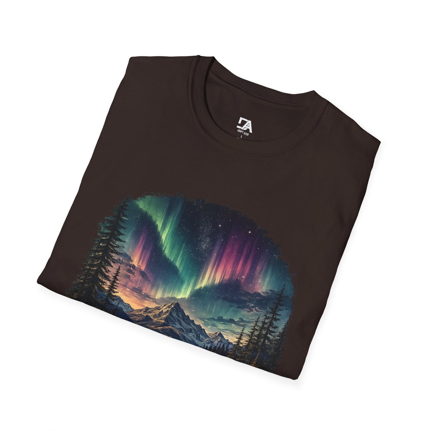 Aurora Northern Lights Mountain Tee