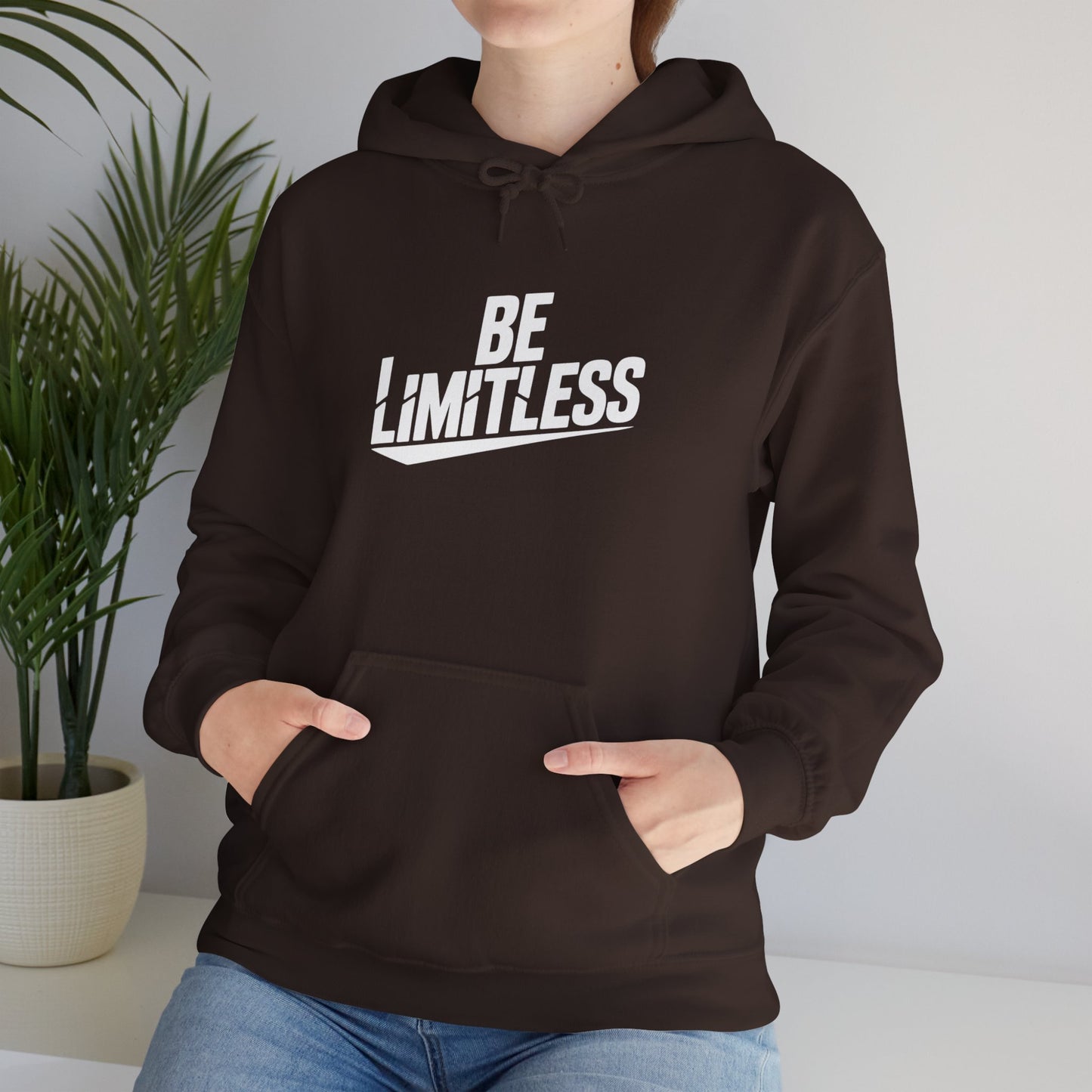 BE LIMITLESS Women's Hoodie | Motivational Gym & Streetwear Pullover Sweatshirt