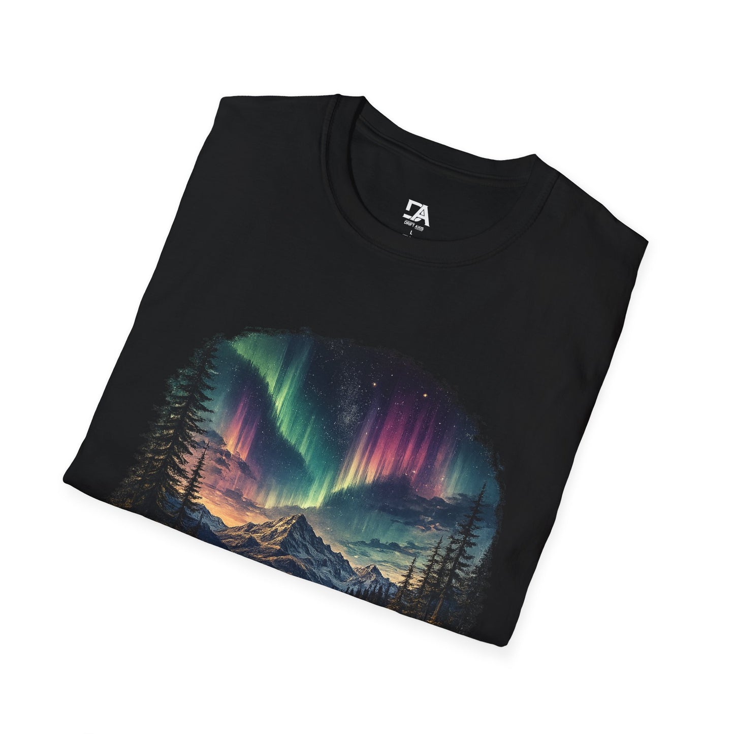 Aurora Northern Lights Mountain Tee