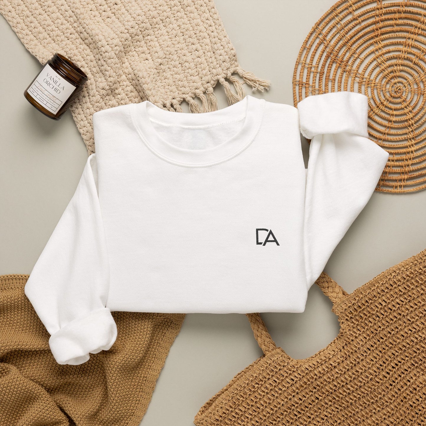 Signature DA logo Crewneck Sweatshirt