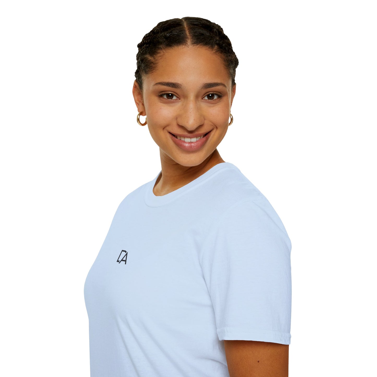 Minimalist 'CA' Logo T-Shirt — Small Chest Monogram Tee